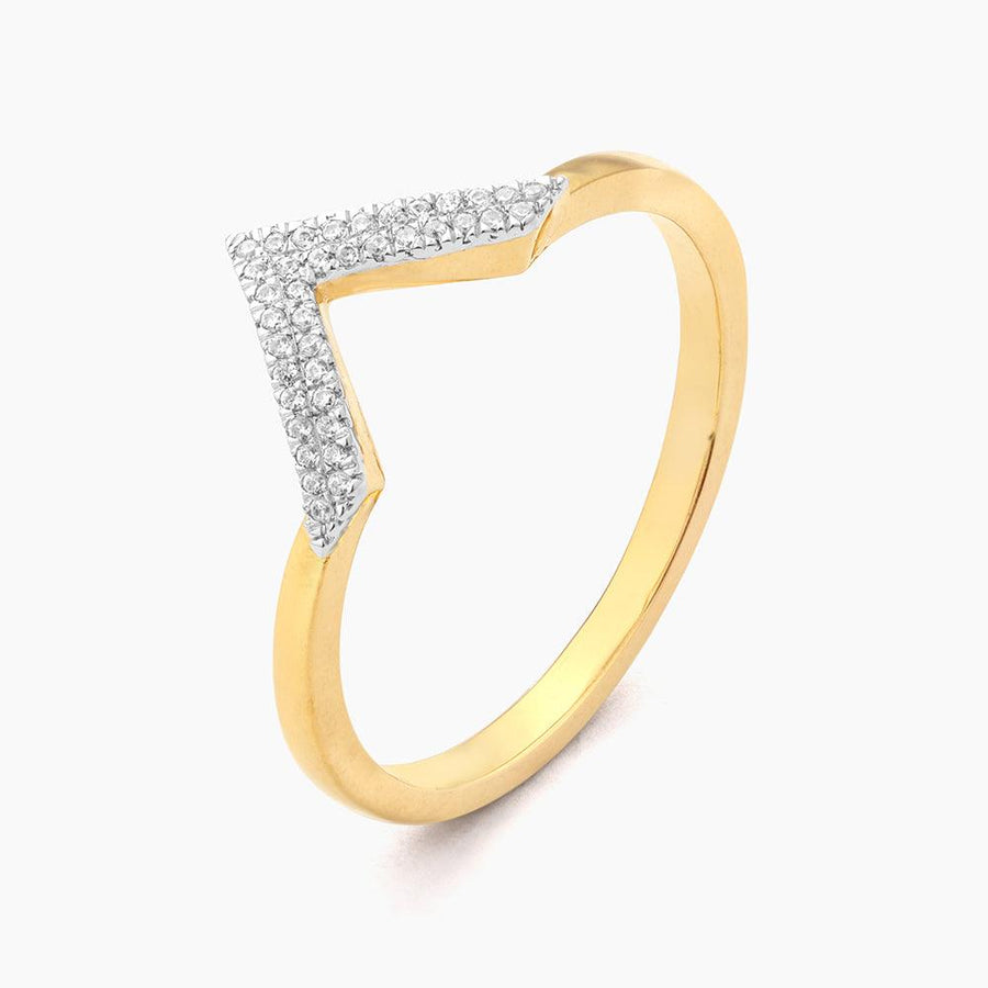 Gabriel Fashion 14K White Gold V Shaped Bypass Diamond Ring LR51302W45JJ -  Savoy's Jewellers